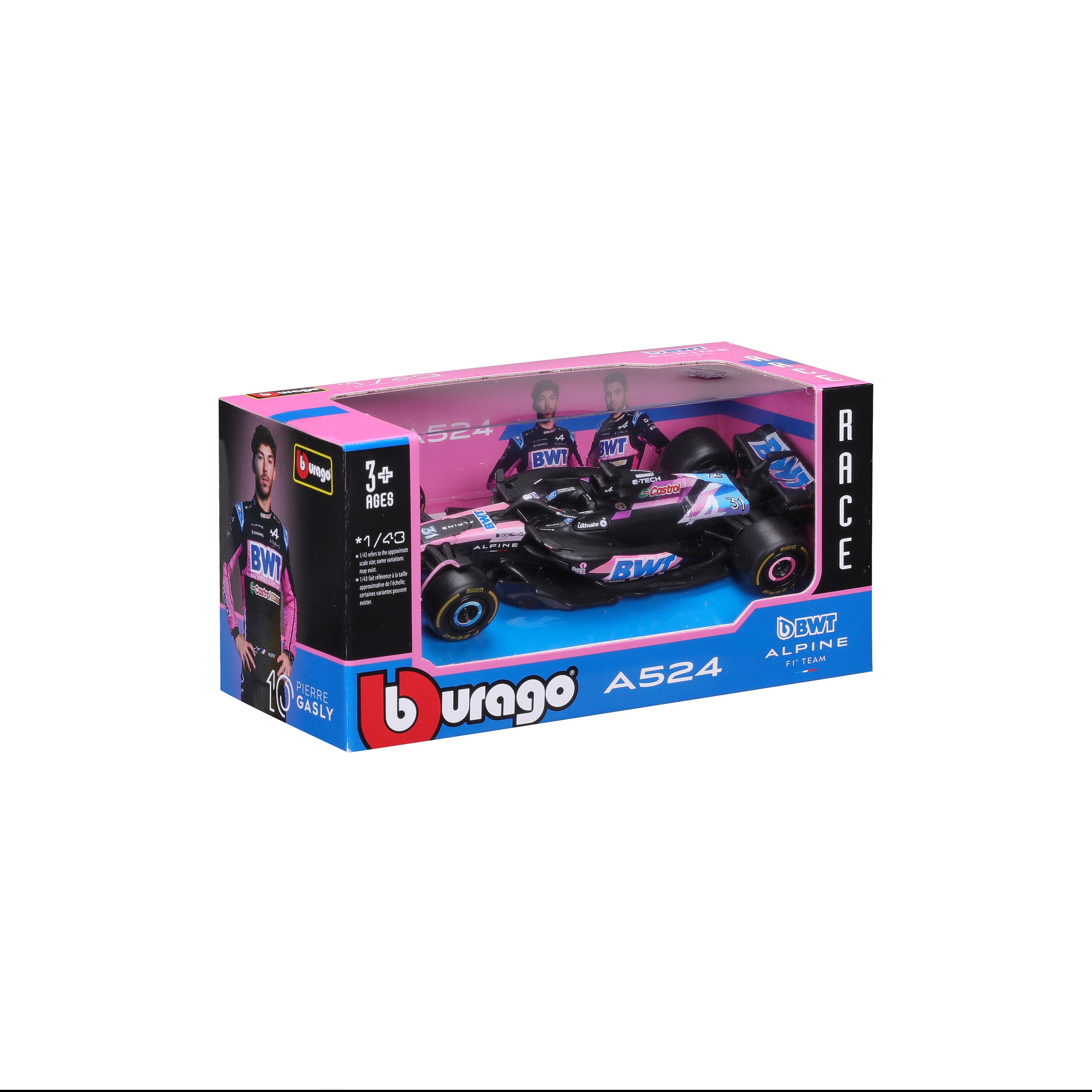 Bb38175-38219/31 Macheta Formula 1 1/43 - Alpine A524 (2024) Esteban Ocon