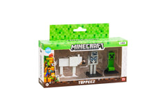 FIGURINE MINECRAFT 3D TOPPEEZ 3 BUC WOLF-SKELETON-CREEPER PMIMC2021-WSC