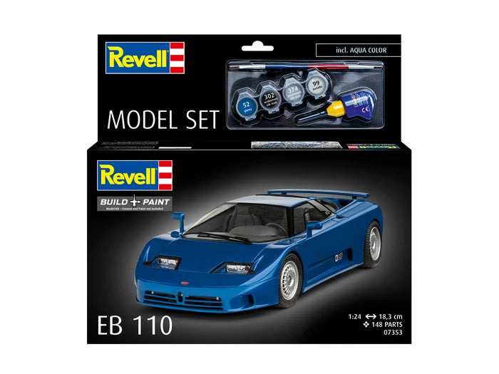 Revell Bugatti EB110 Model Set – machetă auto 1:24, REV67353