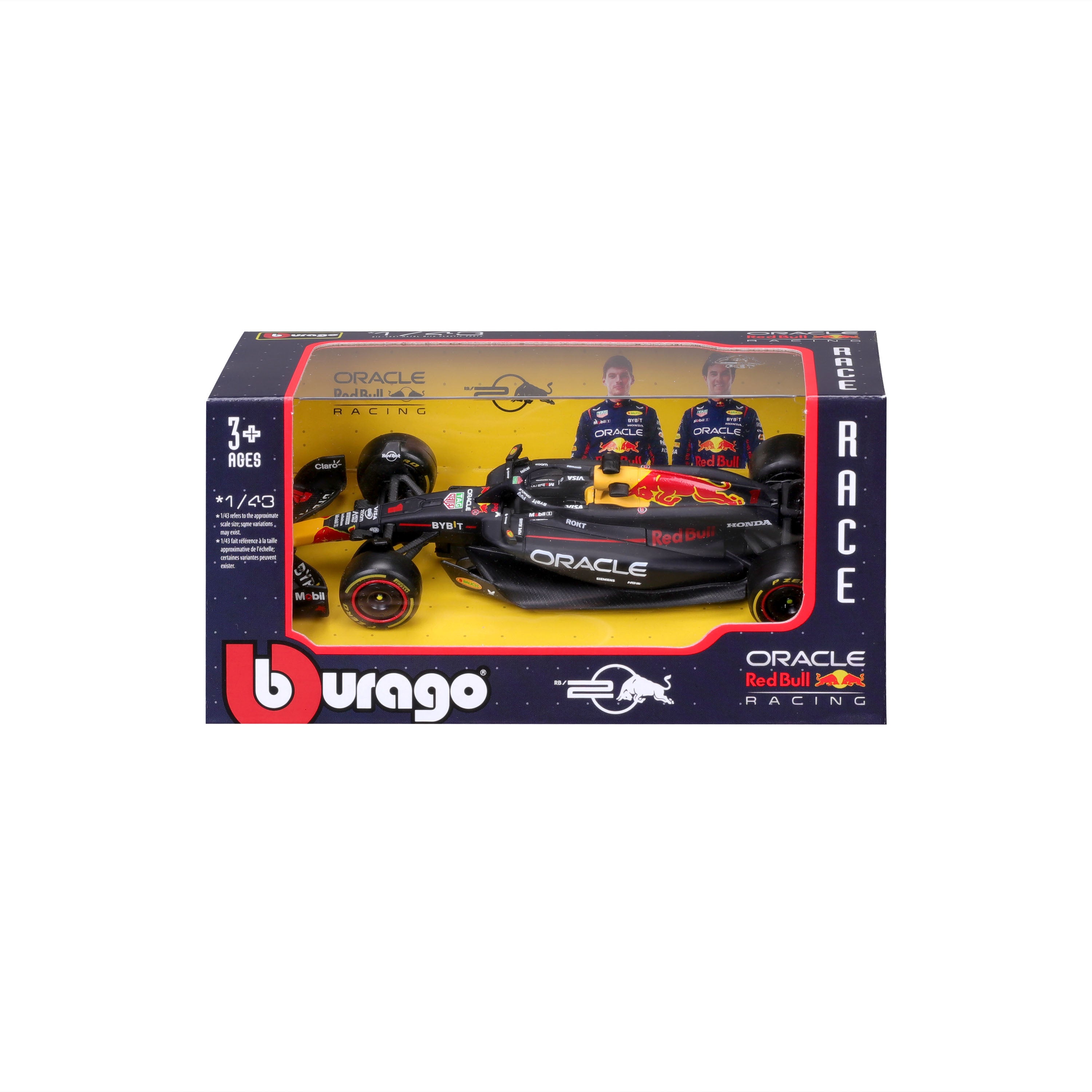 Macheta masinuta Bburago 1/43 Formula 1 Oracle Red Bull Racing Max Verstappen Team #1 BB38097-1MV24