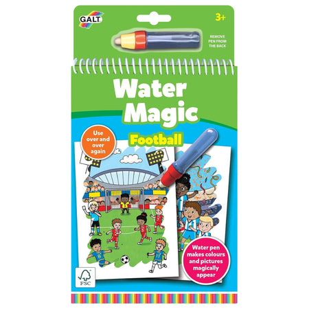 Carte de Colorat cu Apă Galt Water Magic – Fotbal, Reutilizabilă, JGC1150400353
