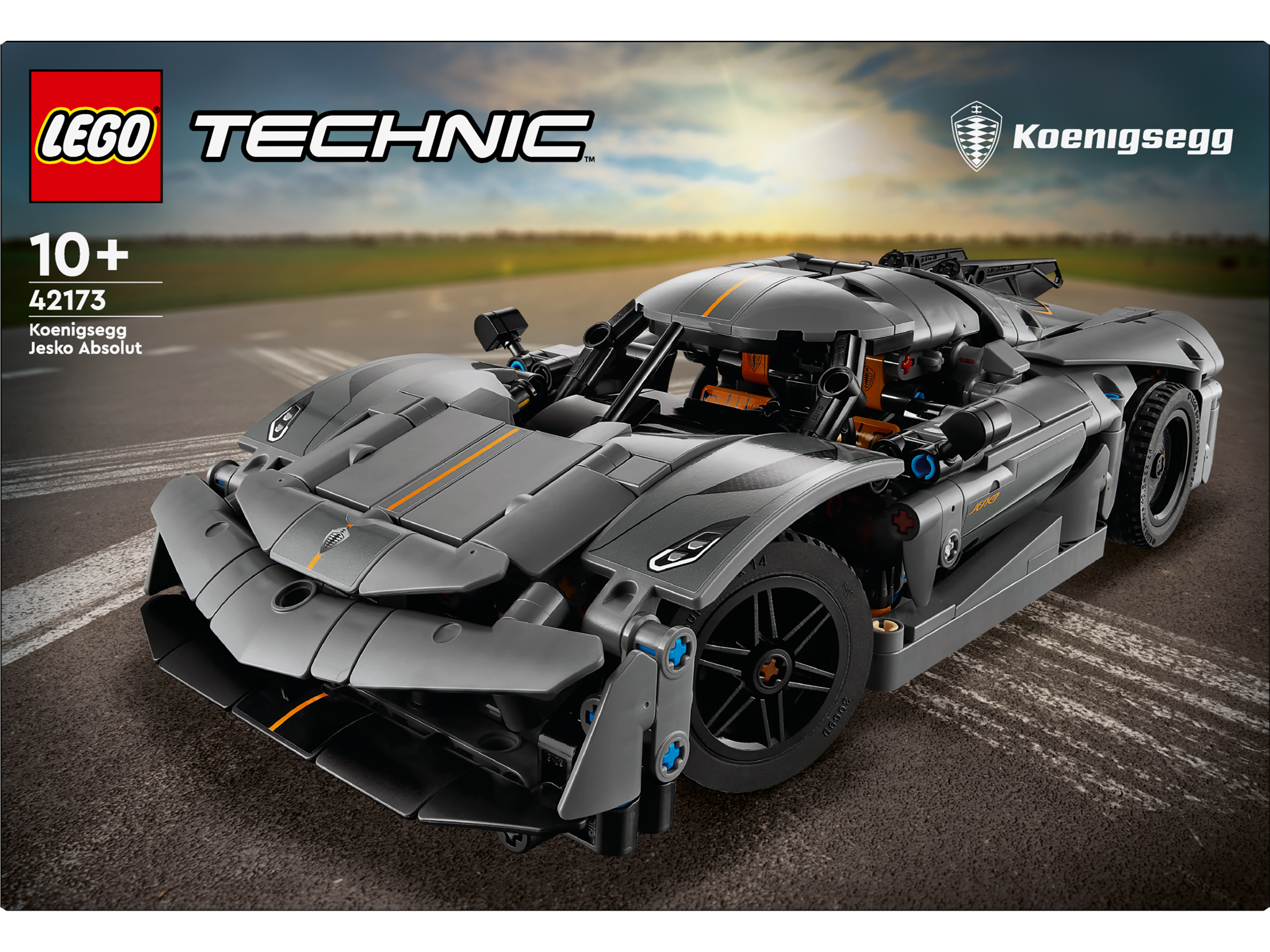 LEGO® Technic - Hipermasina Koenigsegg Jesko Absolut gri 42173, 801 piese