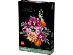 LEGO® Botanicals - Frumos buchet de flori roz 10342, 749 piese