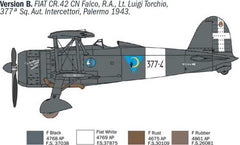 Macheta Fiat Cr.42 Cn "Falco" Night Fighter Italeri It1485S