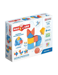 Set de constructie magnetic, Magicube Animale, 9 piese, Geomag, 201