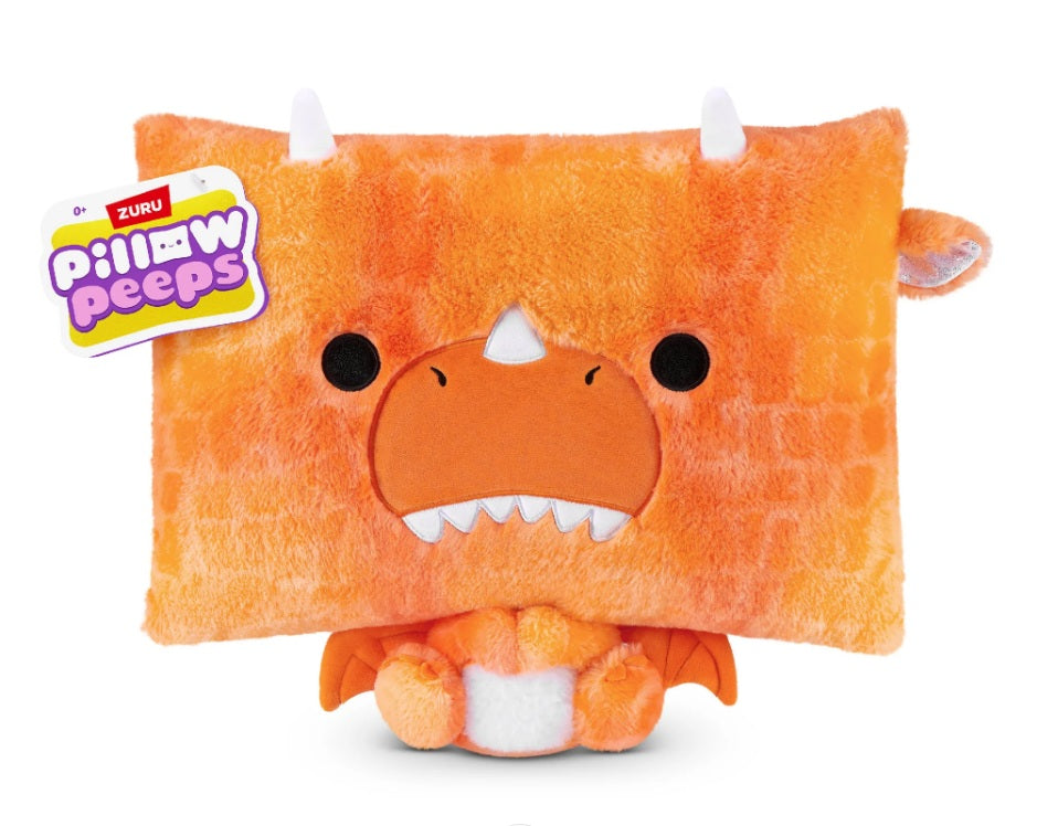 Plus dragalas perna Pillow Peeps Dinosaur Luis ZURU16601H