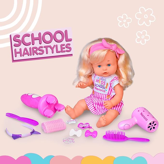 Papusa bebelus Nenuco hairstyles NFNA7000