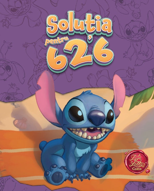Joc societate Stitch Solutia pentru 626 in limba Romana