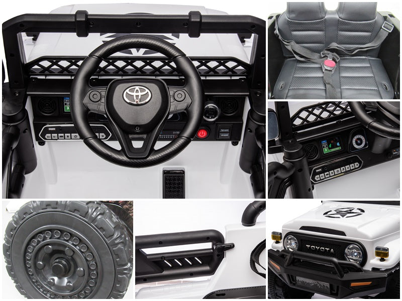 Masina Cu Acumulatori Toyota Fj Cruiser Alb AIMJJ2099