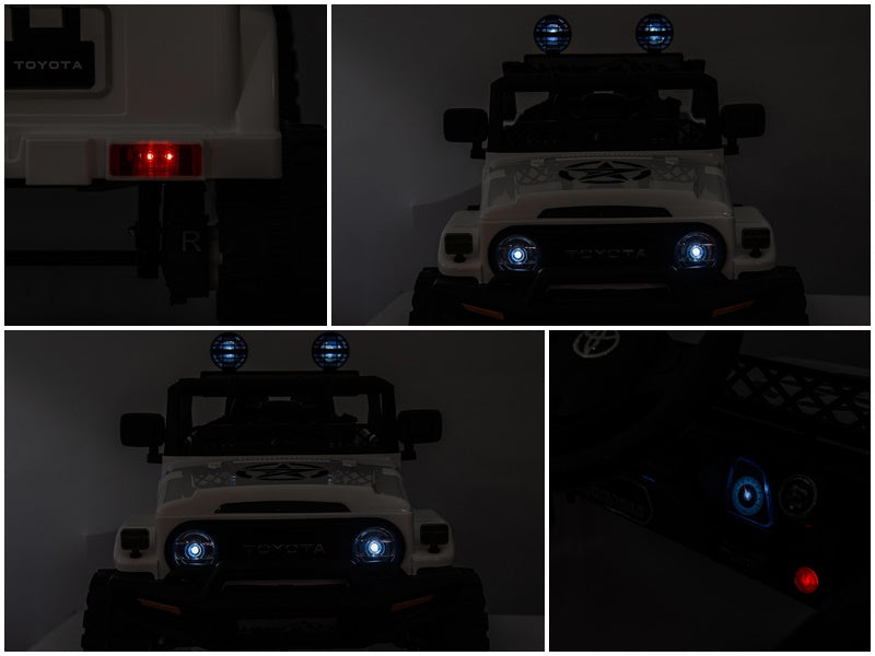Masina Cu Acumulatori Toyota Fj Cruiser Alb AIMJJ2099