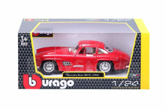 Macheta Bburago 1/24 Mercedes Benz 300 Sl (1954)  Rosu Bb20001-22023Rosu